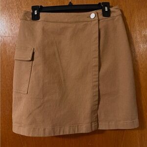 LOFT Beige Mini Skirt